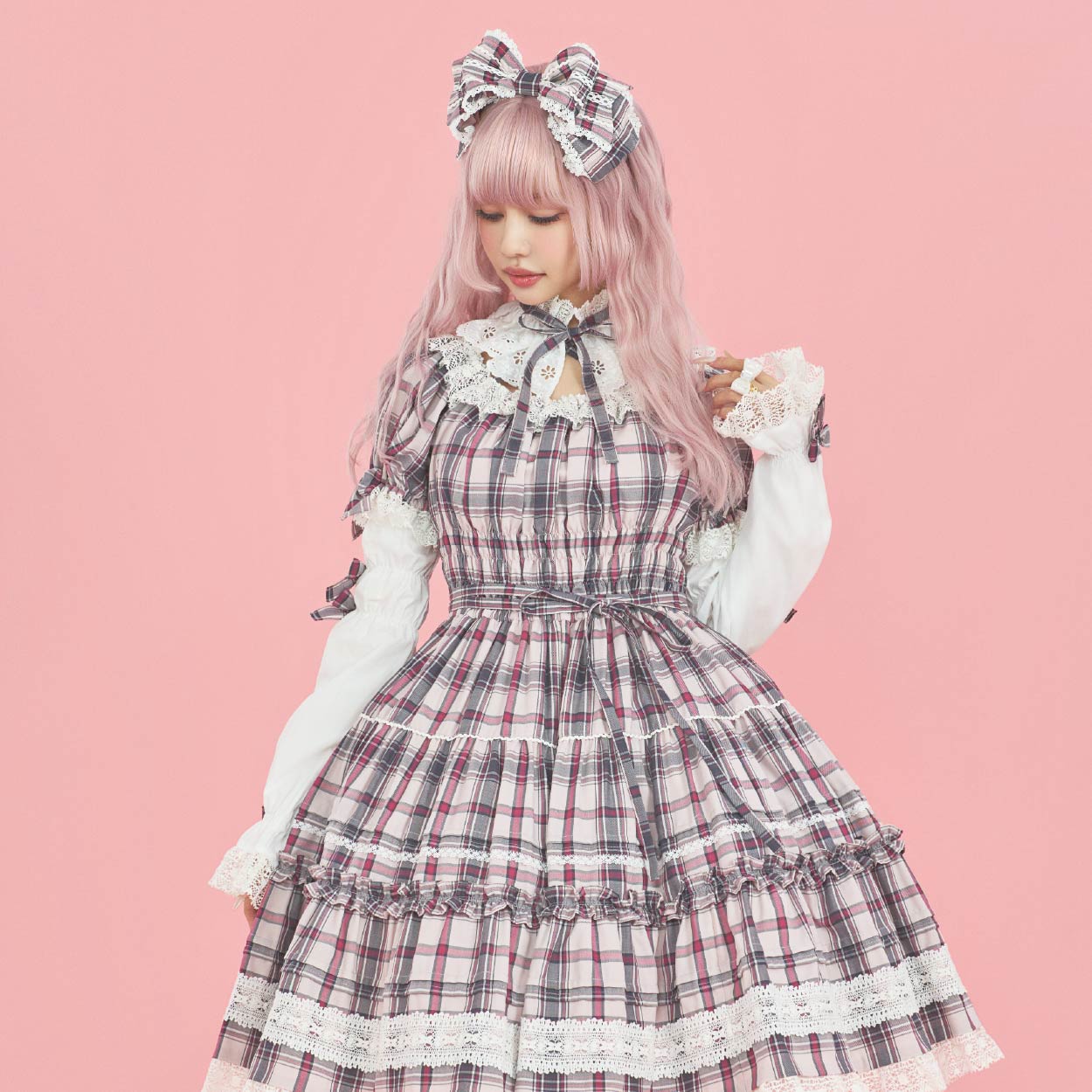 美品 angelic pretty フリルブラウス ロリィタ グレー 【公式通販】