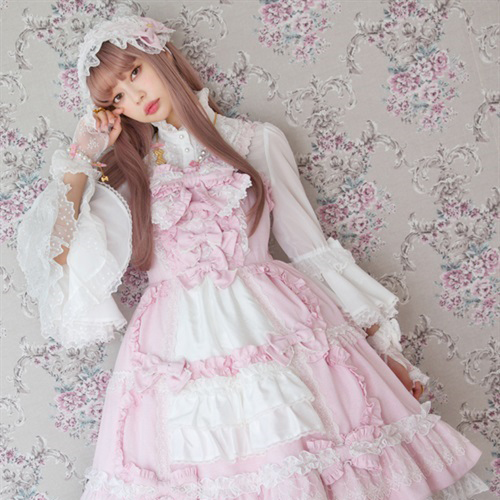 同色のリボンクリップAngelic Pretty Dolls Collection ピンク セット