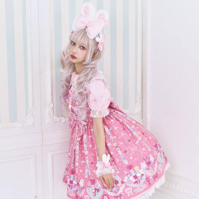 Angelic Pretty 長袖 リボン ドット カーディガン ピンク ANGELICPRETTY OnlineShop/ロリータファッション通販サイトAngelic