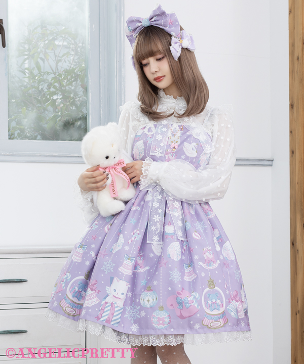 新春福袋2022 Angelic pretty Milky ポニーバッグ シロ×ラベンダー ...