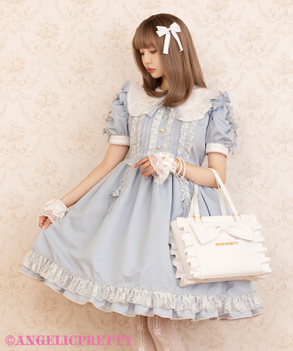 白定価Angelic Pretty ☆ Sweet Heat ストローバッグ - かごバッグ 