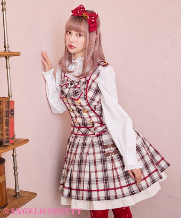 Angelic Pretty Petit Bouquetジャンパースカート 22-07-09-012h-1-OP-AP-L-NS-ZH-R -  ブランド別