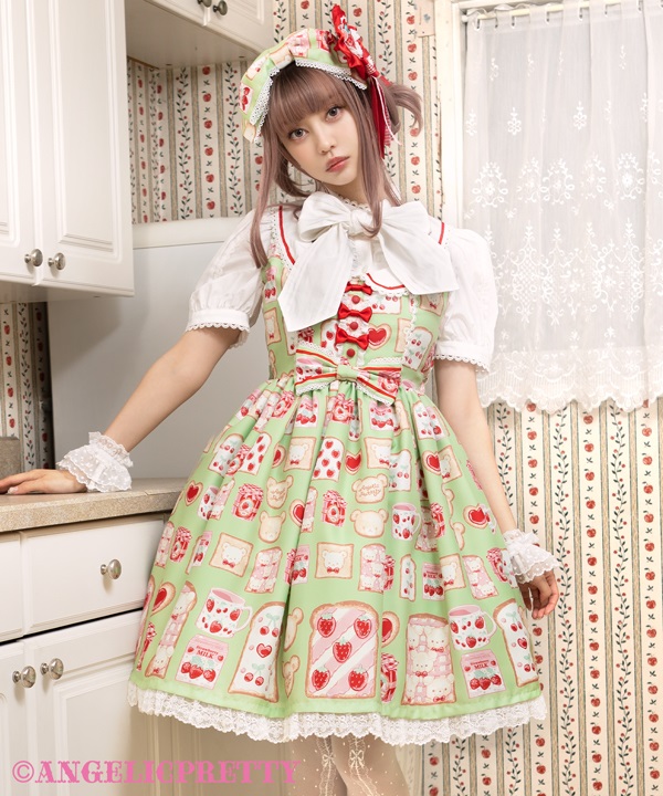 angelic pretty Sunny Day Brunchワンピース(アオ)-