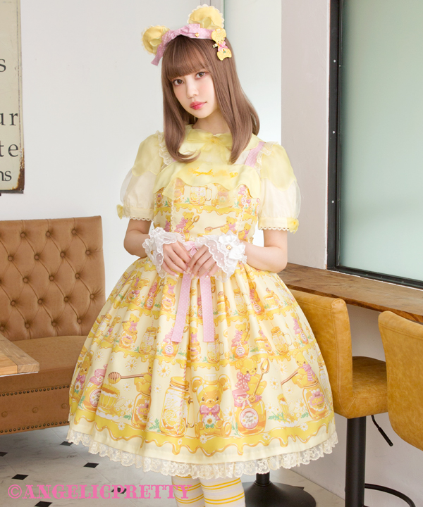 ワンピースAngelic prettyHoney Bear's Cafeジャンパースカート