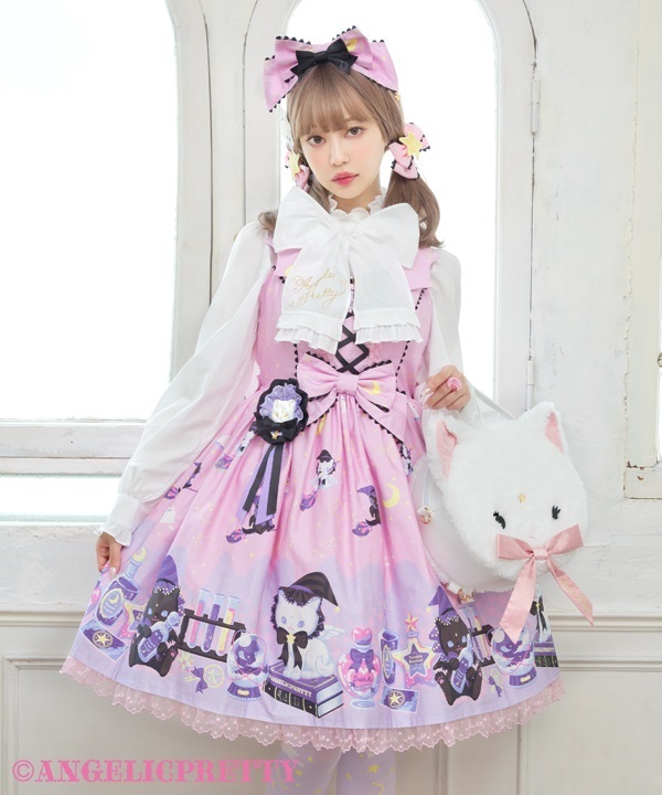 ワンピースMilkshakeOP、ハット2点セット　Angelic Pretty