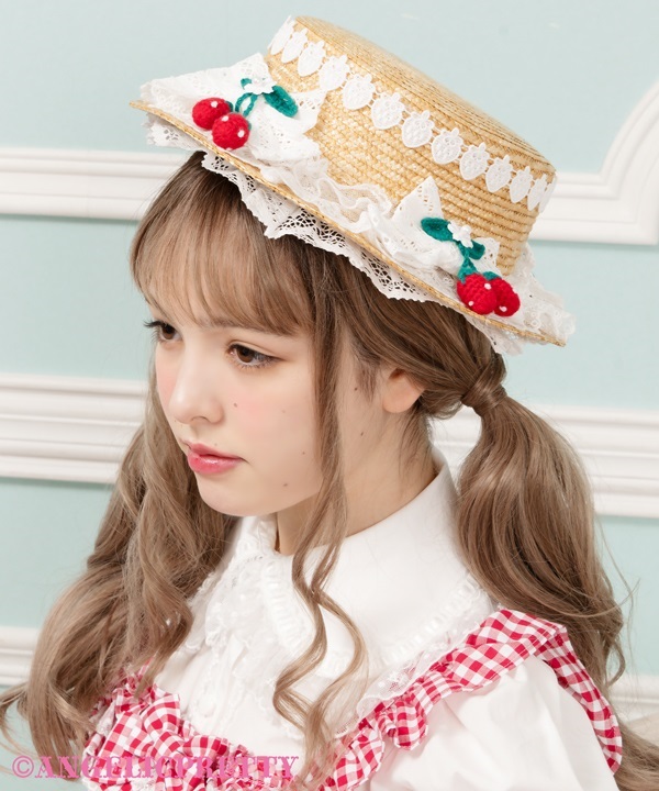 [20％OFF]おめかしBerry編みぐるみストローHat