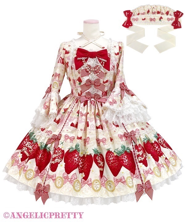 Melty Berry Princess Dress Set(シロ)