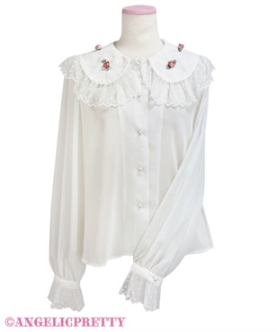 Petit Roseブラウス(シロ)