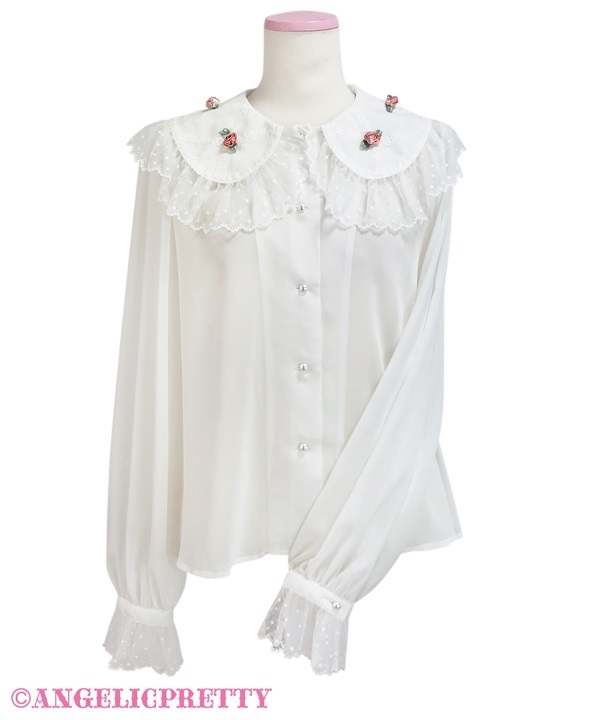 Petit Roseブラウス(シロ)