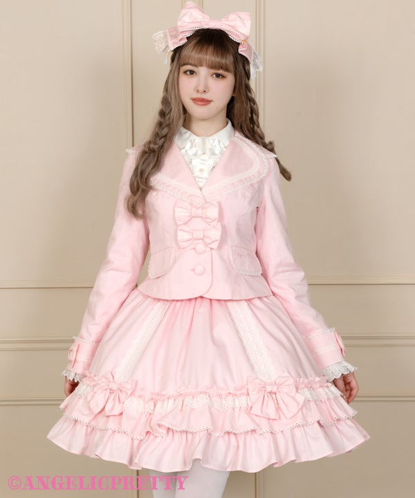 【訳あり】Angelic Pretty ショートコート 白 Lovely Girl Short Coat by Angelic Pretty