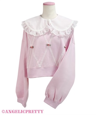 Petit Roseプルオーバー(ピンク)