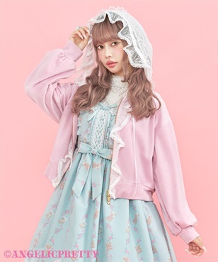 チュールボンネットパーカ