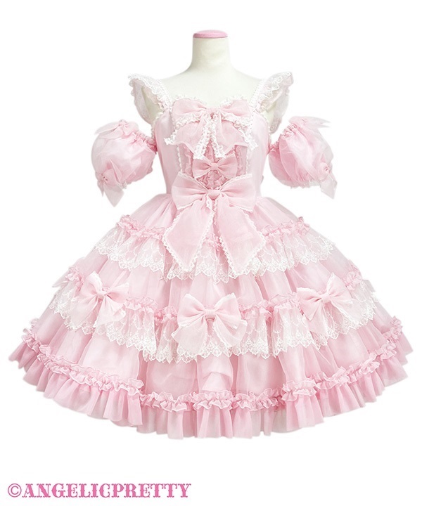 ふわふわRibbon Doll Dress(ピンク)
