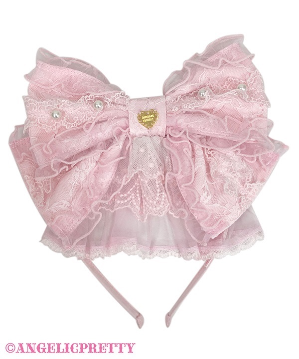 Lacy Princessカチューシャ(ピンク)