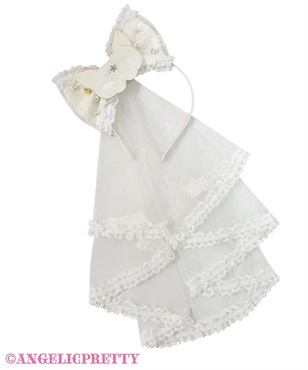 Masquerade Catカチューシャ(アイボリー)