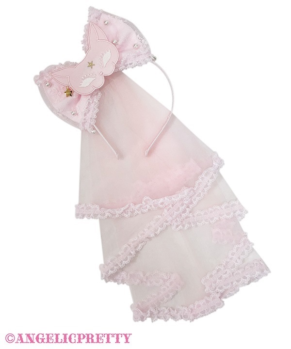 Masquerade Catカチューシャ(ピンク)