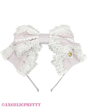 Dollyヒロインリボンカチューシャ(ピンク)