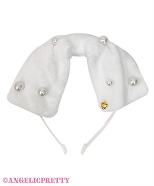 Snow Ribbonカチューシャ(シロ)