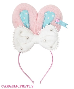 Snow Ribbonリリカルバニーカチューシャ(ピンク)