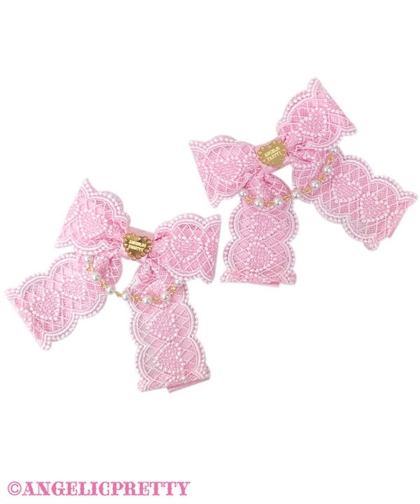 おめかしPearlリボンクリップSet