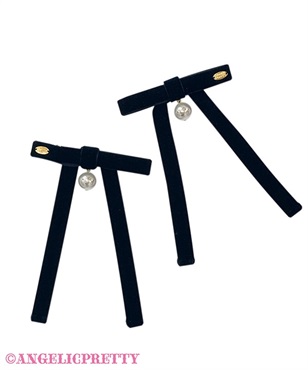 Velvet RibbonクリップSet(クロ)