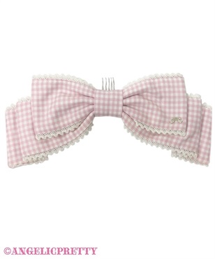 Dollyヒロインリボンコーム(ピンク)