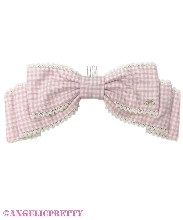 Dollyヒロインリボンコーム(ピンク)