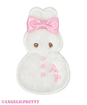 Snow Bunnyワッペンクリップ