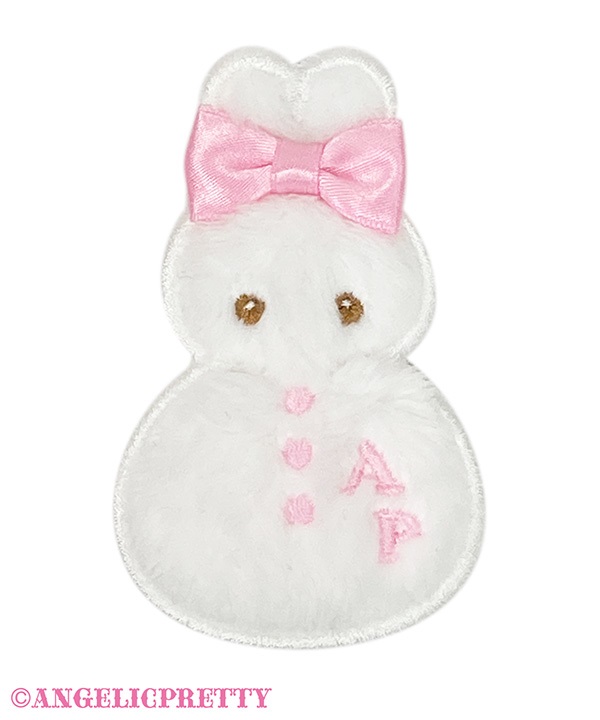 Snow Bunnyワッペンクリップ(シロ)