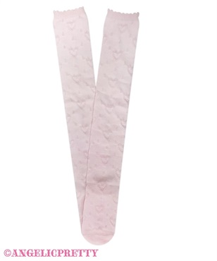 ふわふわハートオーバーニー