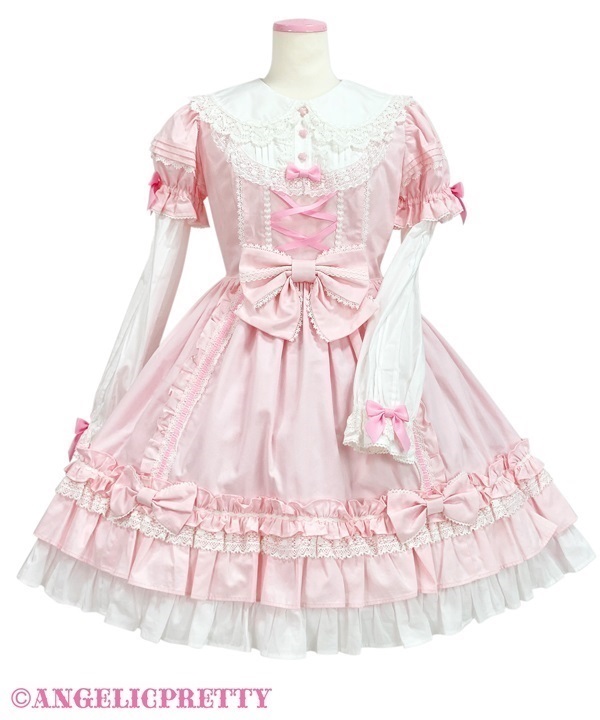 Angelic Pretty Dolly Girl 付け袖ワンピース+HD 商品詳細ページ