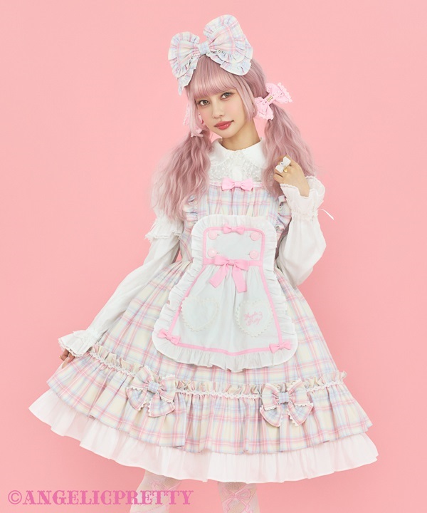 Sugaryタータンチェックジャンパースカート