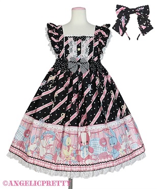 MELODY TOYSジャンパースカートSet(クロ)