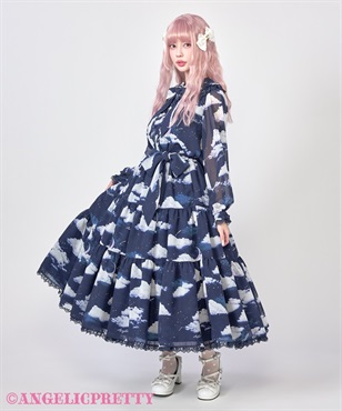 Misty Skyブラウス＆ティアードスカートSet