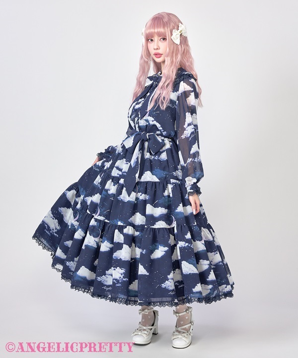 Misty Skyブラウス＆ティアードスカートSet