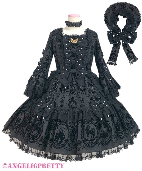 Masquerade Princess Dress Set(クロ)