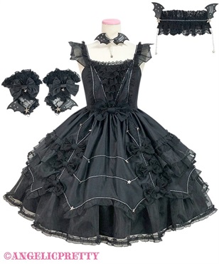 こあくまGirlジャンパースカートSet(クロ)