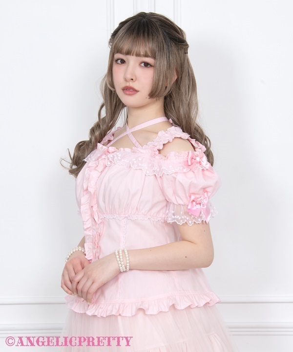 おしゃまシャーリングブラウス