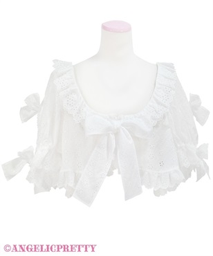 Cotton Garden Laceボレロ(シロ)
