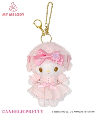 【受注商品2026年8月発送予定】マイスウィートピアノぬいぐるみチャーム(ピンク)