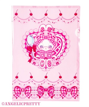 Bunny Ribbon Parfaiteriaクリアファイル