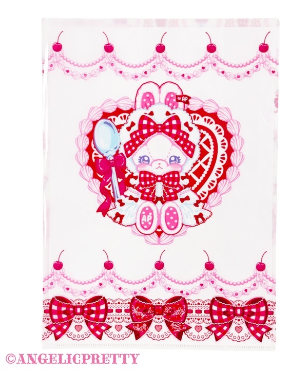 Bunny Ribbon Parfaiteriaクリアファイル(シロ)