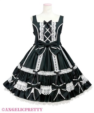 Little Dollジャンパースカート(クロ)
