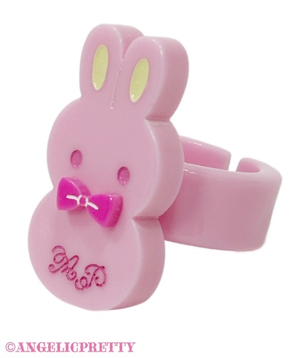 Sweet Marshmallow Bunnyリング(ピンク)