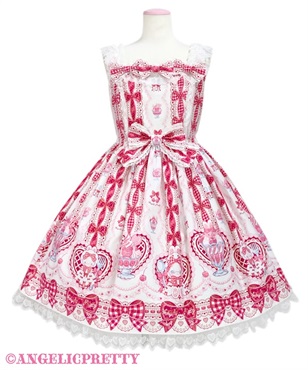  Bunny Ribbon Parfaiteriaジャンパースカート(シロ)