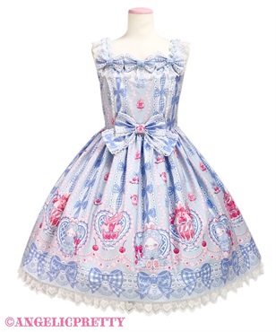  Bunny Ribbon Parfaiteriaジャンパースカート(サックス)