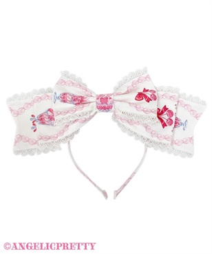 Bunny Ribbon Parfaiteriaカチューシャ(シロ)