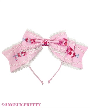 Bunny Ribbon Parfaiteriaカチューシャ(ピンク)