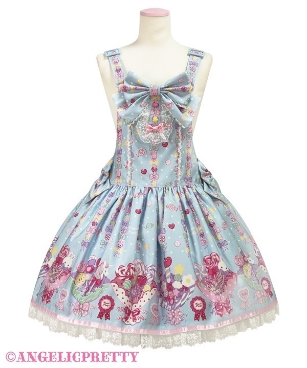 Sweet Candy Bouquetサロペット(サックス)