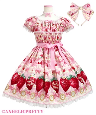 【受注商品2026年12月発送予定】Melty Berry PrincessワンピースSet(ピンク)